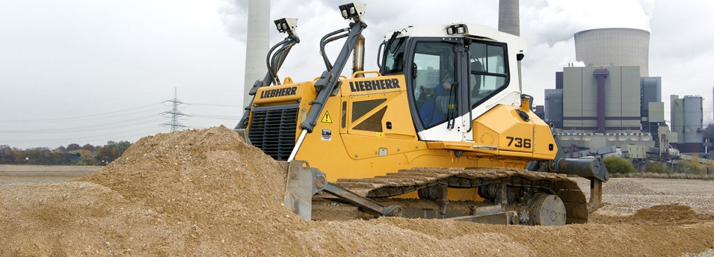 гусеничный бульдозер